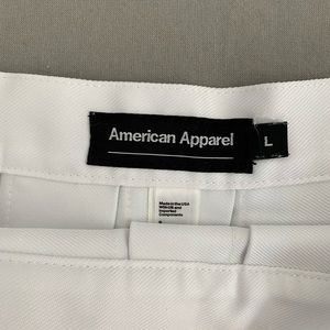 White American Apparel Plaid Tennis Skirt